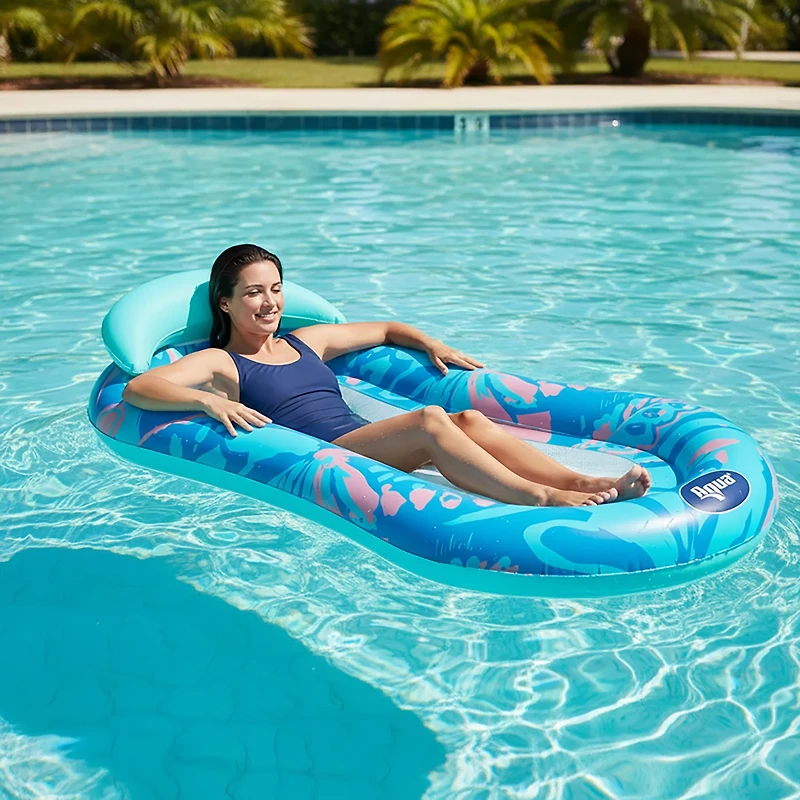 Aqua Leisure Floral Beach Sunset Lounge