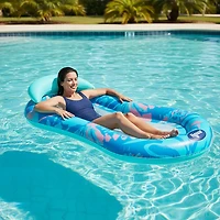 Aqua Leisure Floral Beach Sunset Lounge