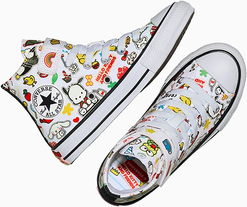 Converse x Hello Kitty Kids' Chuck Taylor All Star Easy On Stickers Shoes