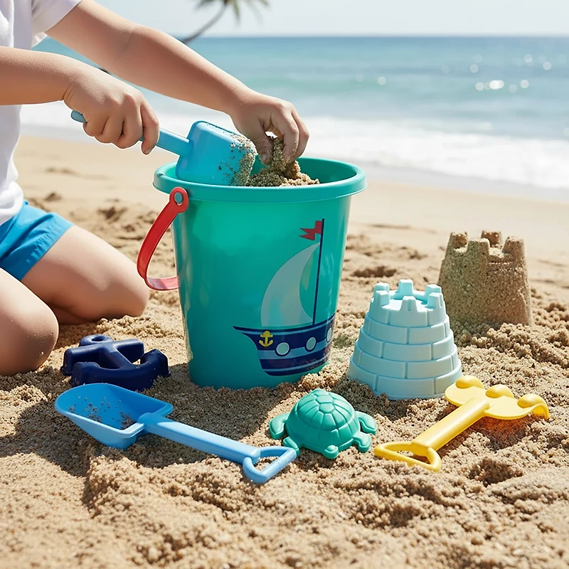 Toysmith Ship Sand Bucket 6-Piece Set