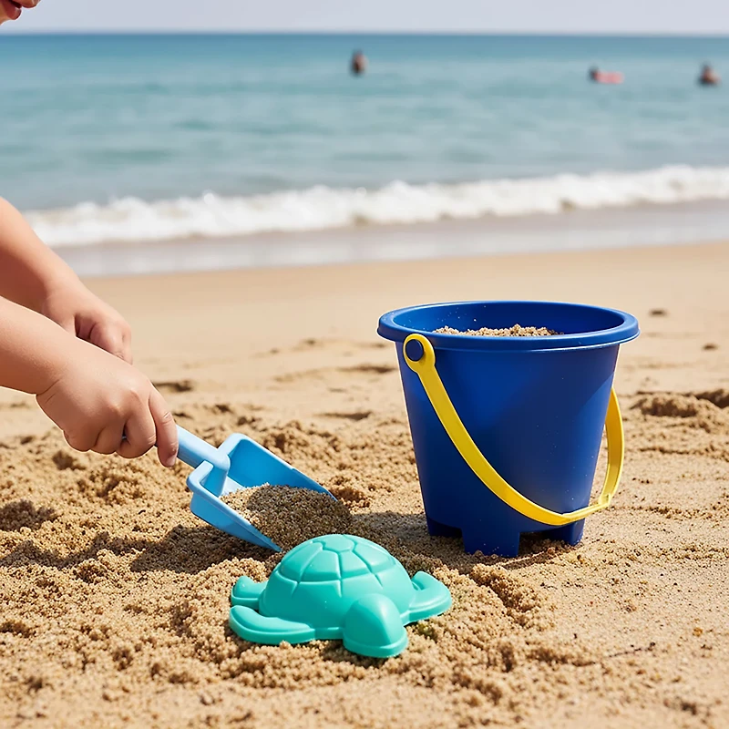 Toysmith Ship Sand Bucket 3-Piece Turtle Set