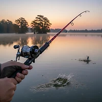 Lews MACH Cat Smash 7 ft 2 in MH Freshwater Casting Reel and Rod Combo