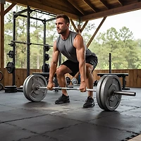 Marcy Classic Olympic Grip Barbell Plate – Single