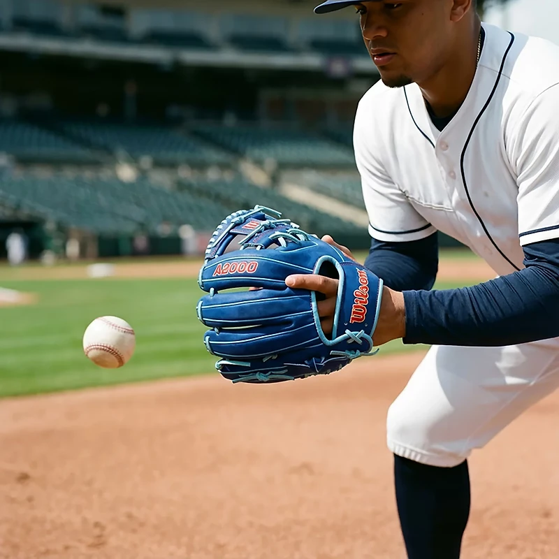Wilson 11.5 in. 1786 Big League Chew Blue Raspberry Baseball Fielding Glove