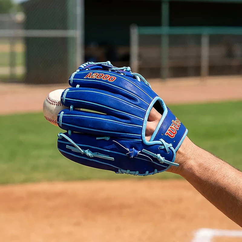 Wilson 11.5 in. 1786 Big League Chew Blue Raspberry Baseball Fielding Glove