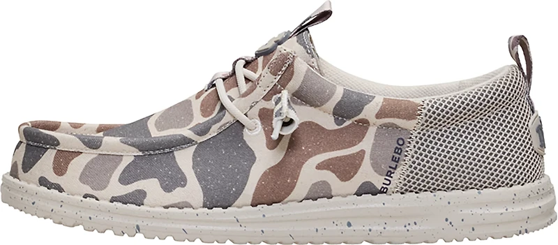 HEYDUDE Adults' Wally Funk BURLEBO Deer Camo Shoes