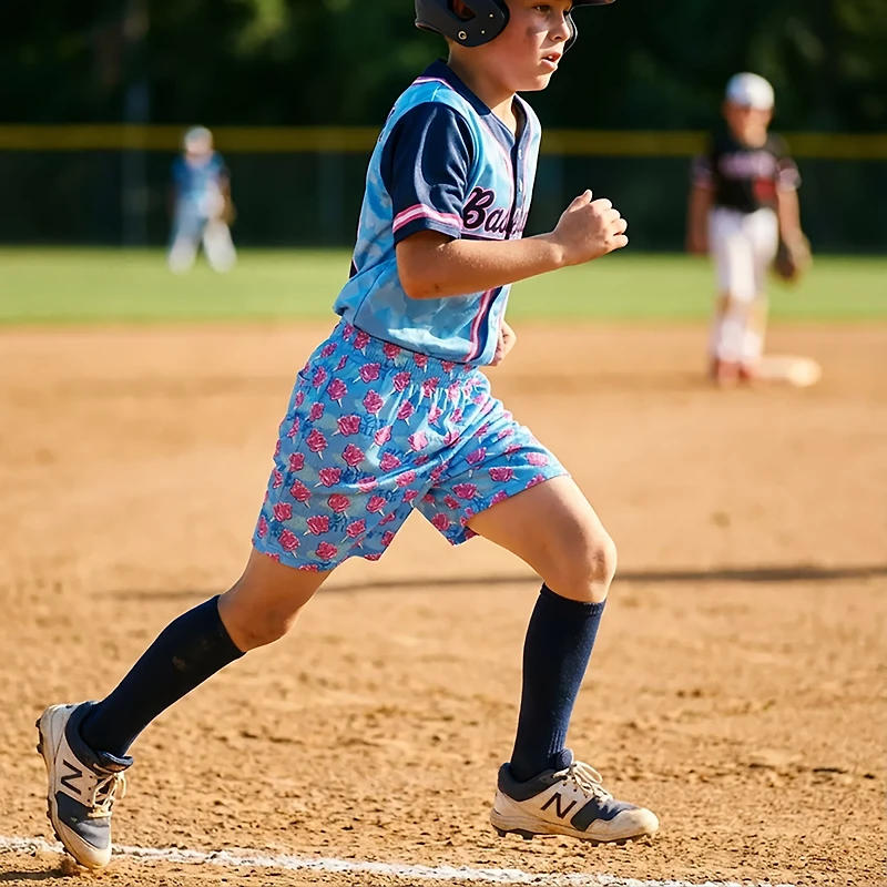 Baseball Lifestyle 101 Youths' Home Run Sugar Shorts