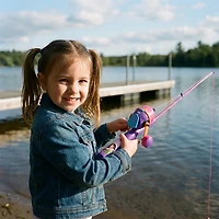 Kid Casters Dora 2 ft 8 in L Freshwater Fishing Kit
