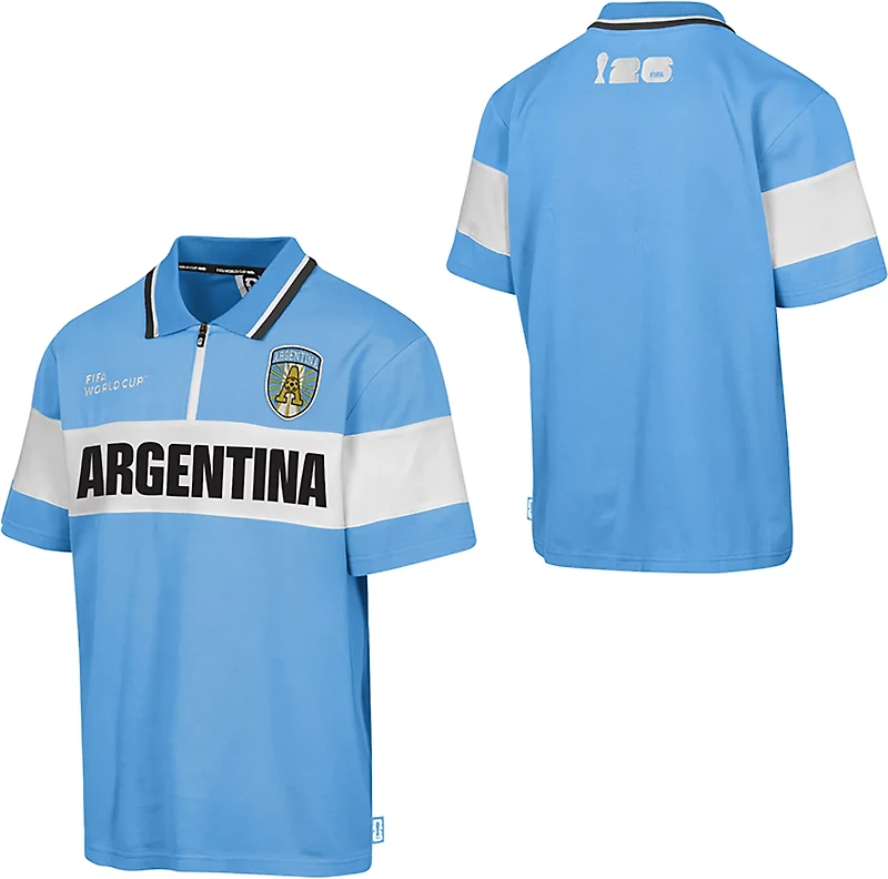 Outerstuff Men's Argentina Victory Thread Polo Shirt