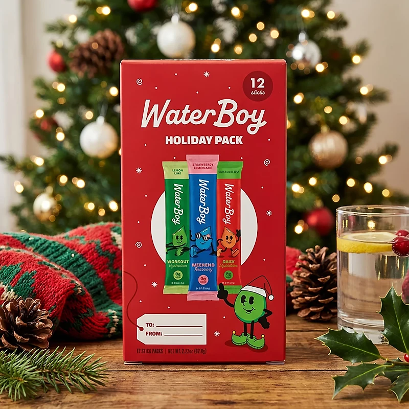 Waterboy Holiday Gift Box Variety 12 Pack