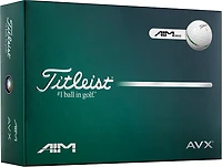 Titleist 2026 AVX AIM Golf Balls 12-Pack