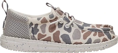 Hey Dude Kids Wally Funk Burlebo Deer Camo Shoes