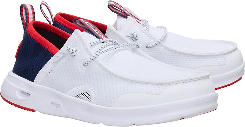 HEYDUDE Kids Preschool Gradeschool Wally Americana Hey2O Wander BURLEBO Flag Shoe