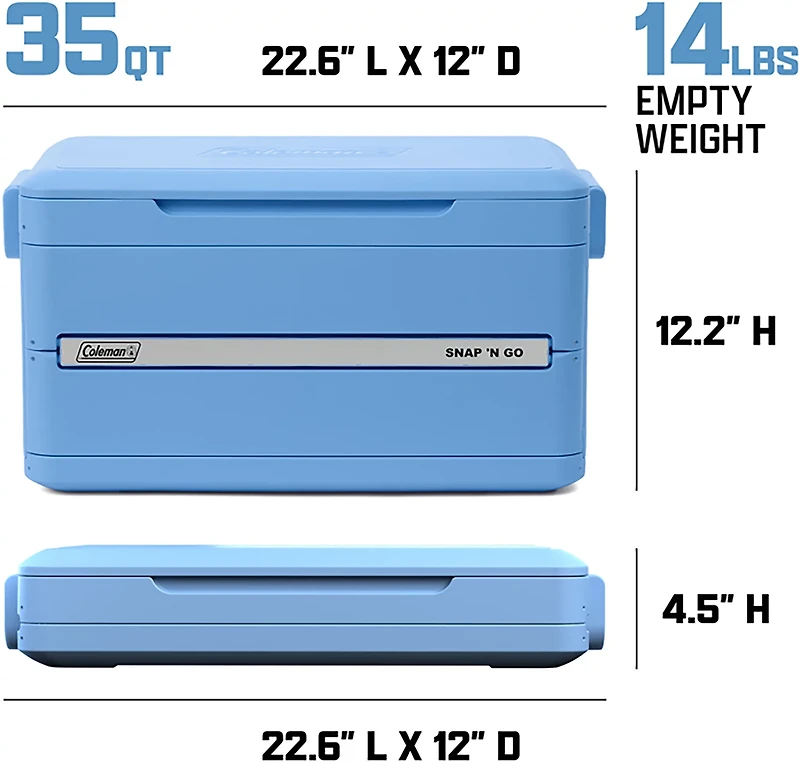 Coleman Snap 'N Go Quart Hard Cooler
