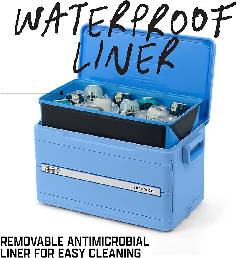 Coleman Snap 'N Go 45 Quart Hard Cooler