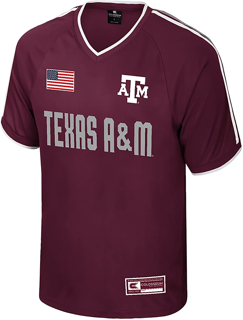 Colosseum Athletics Men's Texas A&M University Soccer Jersey