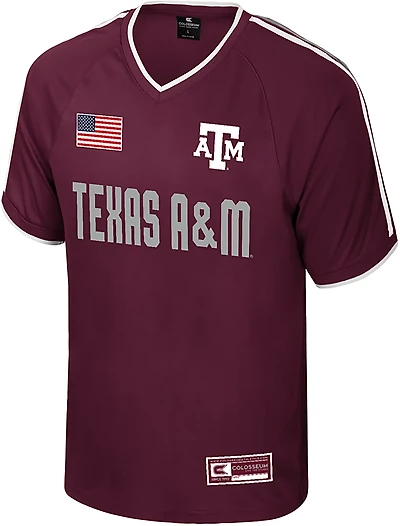 Colosseum Athletics Men's Texas A&M University Soccer Jersey