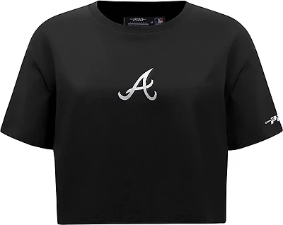 Pro Standard Women's Atlanta Braves Classic Icon Boxy Short Sleeve T-shirt