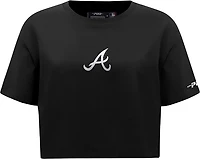 Pro Standard Women's Atlanta Braves Classic Icon Boxy Short Sleeve T-shirt