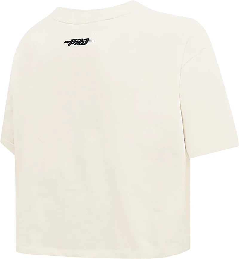 Pro Standard Women's Atlanta Braves Classic Icon Boxy Short Sleeve T-shirt