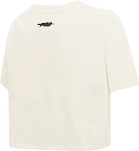 Pro Standard Women's Atlanta Braves Classic Icon Boxy Short Sleeve T-shirt