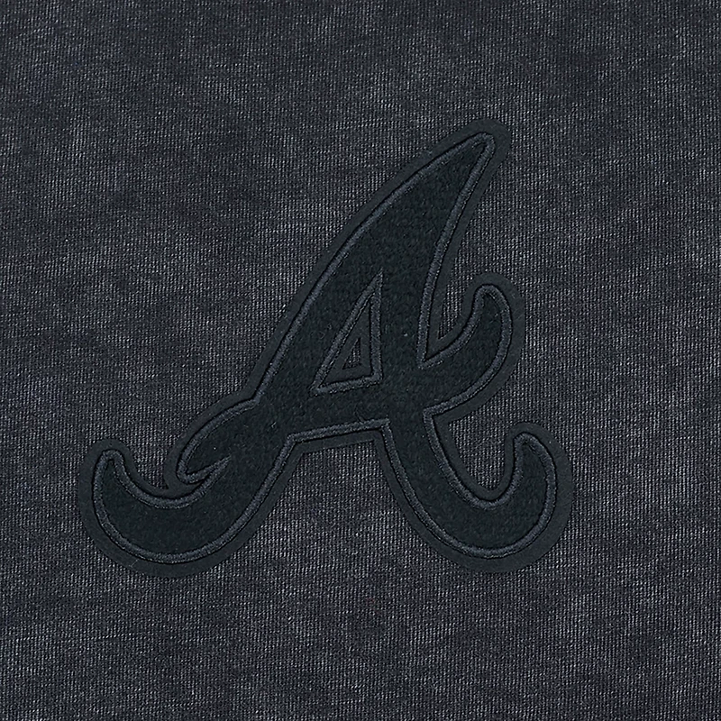 Pro Standard Women's Atlanta Braves Washed Classic Enzyme Wash Short Sleeve Boxy T-shirt