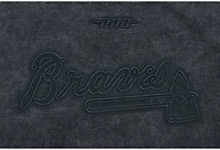 Pro Standard Women's Atlanta Braves Washed Classic Enzyme Wash Short Sleeve Boxy T-shirt
