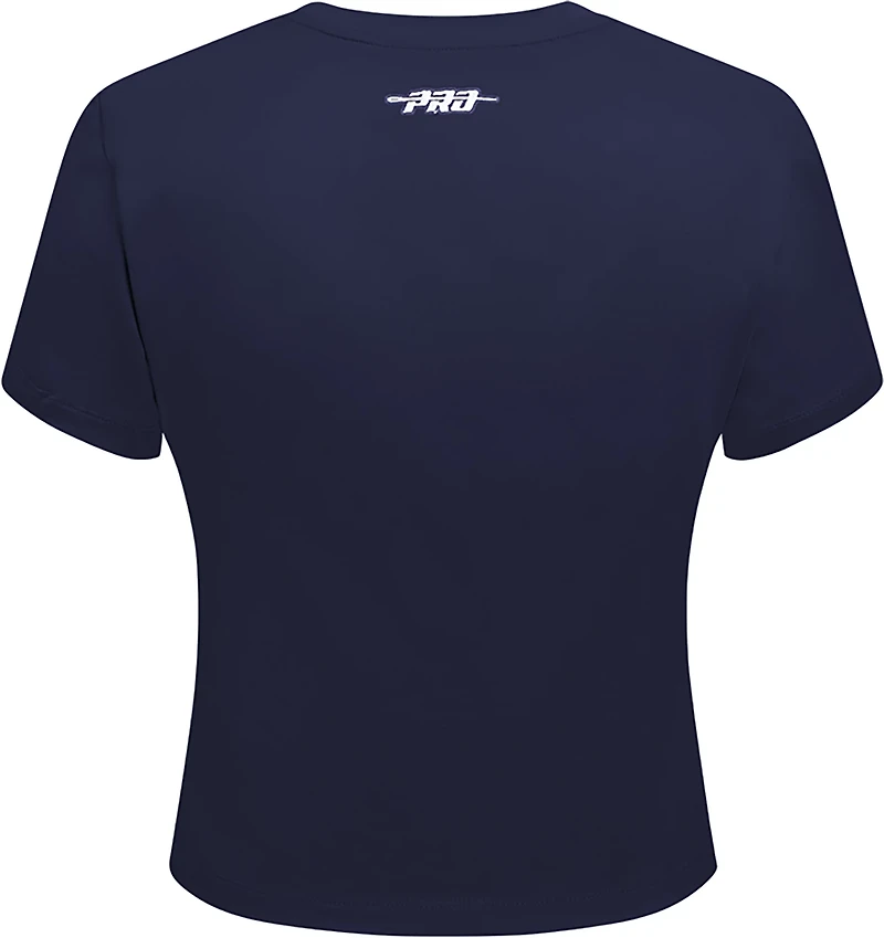 Pro Standard Women's Atlanta Braves Ink and Bloom Baby Doll Short Sleeve T-shirt