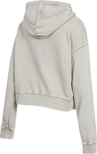 Pro Standard Women's Atlanta Braves Washed Classic Enzyme Wash Long Sleeve Hoodie