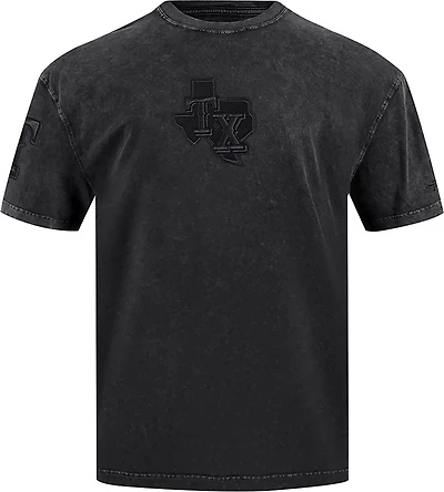 Pro Standard Men's Texas Rangers Washed Classic Enzyme Wash CJ Drop Shoulder T-shirt
