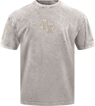 Pro Standard Men's Texas Rangers Washed Classic Enzyme Wash CJ Drop Shoulder T-shirt