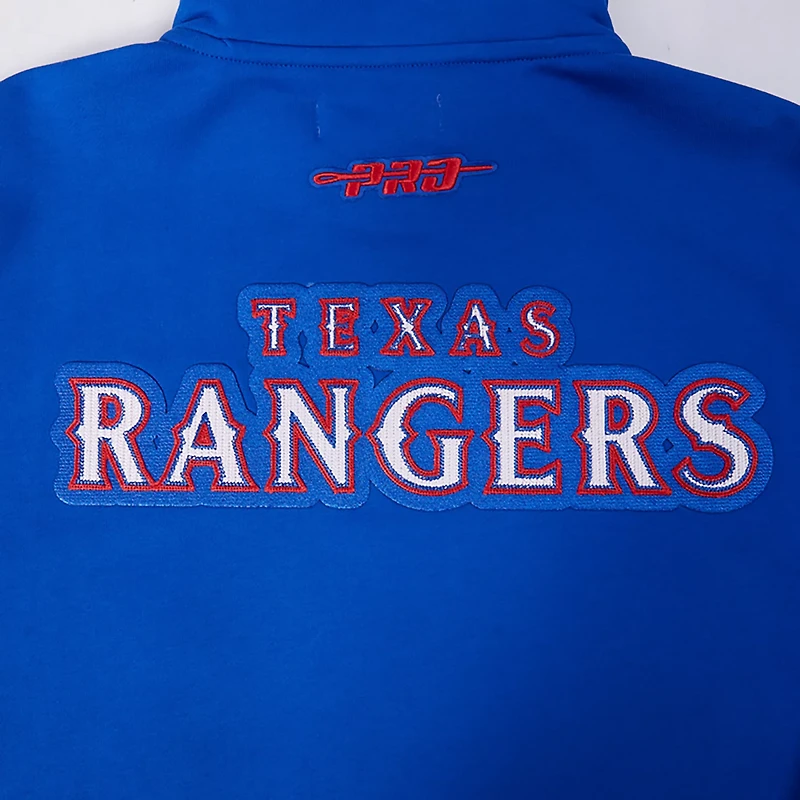 Pro Standard Men's Texas Rangers City Arch Fleece 1/4-Zip Jacket