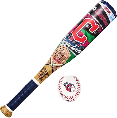 Franklin Cleveland Guardians Soft Sport Bat and Ball Set