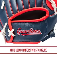 Franklin Cleveland Guardians 9.5 in T-Ball Glove and Ball Set