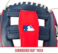 Franklin Cleveland Guardians 9.5 in T-Ball Glove and Ball Set