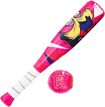 Franklin Cleveland Guardians Mini Mascot Bat and Ball Set