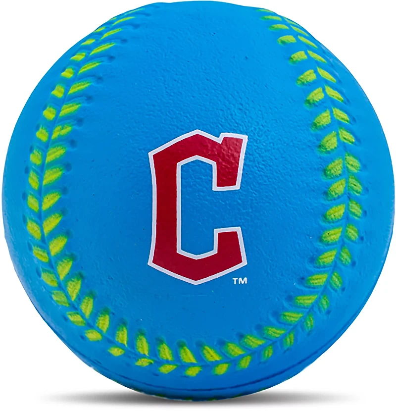 Franklin Cleveland Guardians Probrite Rubber Foam T-ball Baseball