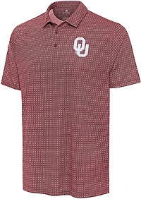 Antigua Men's Oklahoma Sooners Mosaic Polo Shirt