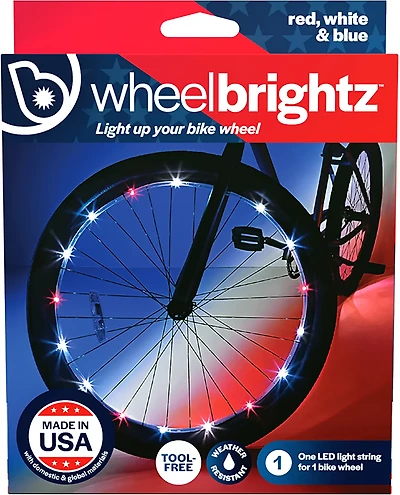Brightz Wheel Brightz Patriotic LED Bike Accessory