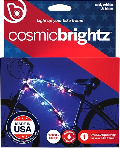 Brightz Cosmic Brightz Patriotic LED Bike LED Accessory
