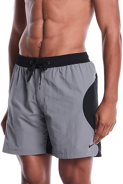 Nike Men's Zip Colorblock Fully Lined Volley Swim Shorts 7