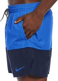 Nike Men's Split Brief Lined Volley Swim Shorts 5 in