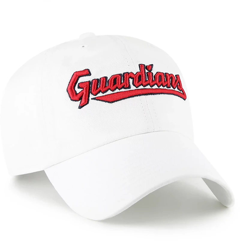 '47 Adults' Cleveland Guardians Script No Loop Clean Up Cap