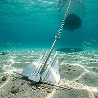 Marine Raider 8 lb Medium Galvanized Slip-Ring Anchor 25 ft - 28 ft