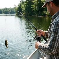 B 'n' M Buck's 12' Freshwater Graphite Panfish Rod