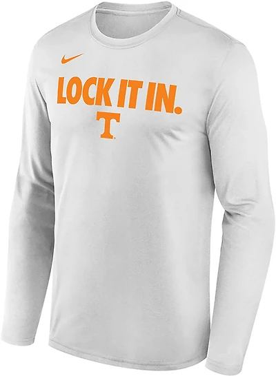 Nike Men's Tennessee Volunteers 2026 Lock It Bench Long Sleeve T-shirt