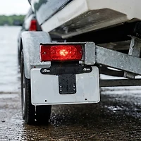 Marine Raider Trailer Accessories Plastic License Plate Holder