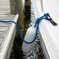 Marine Raider 1/2 in x 25 ft Blue Double-Braided Dock Line