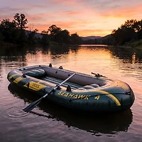 INTEX Seahawk 11 ft 7 in Inflatable Boat Set