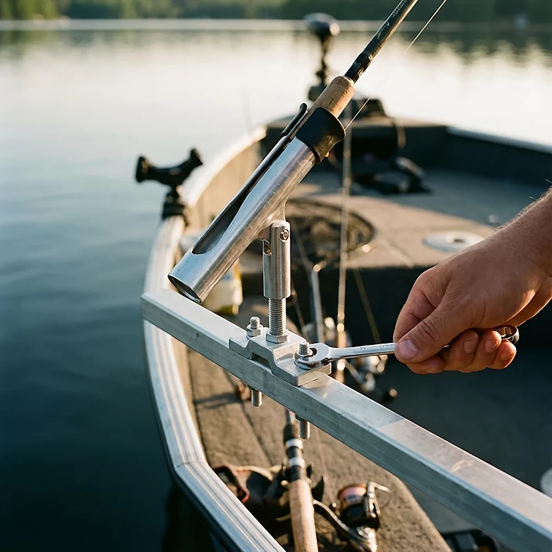 Driftmaster Pro Series 1/2" Thread Square Rail Clamp Base